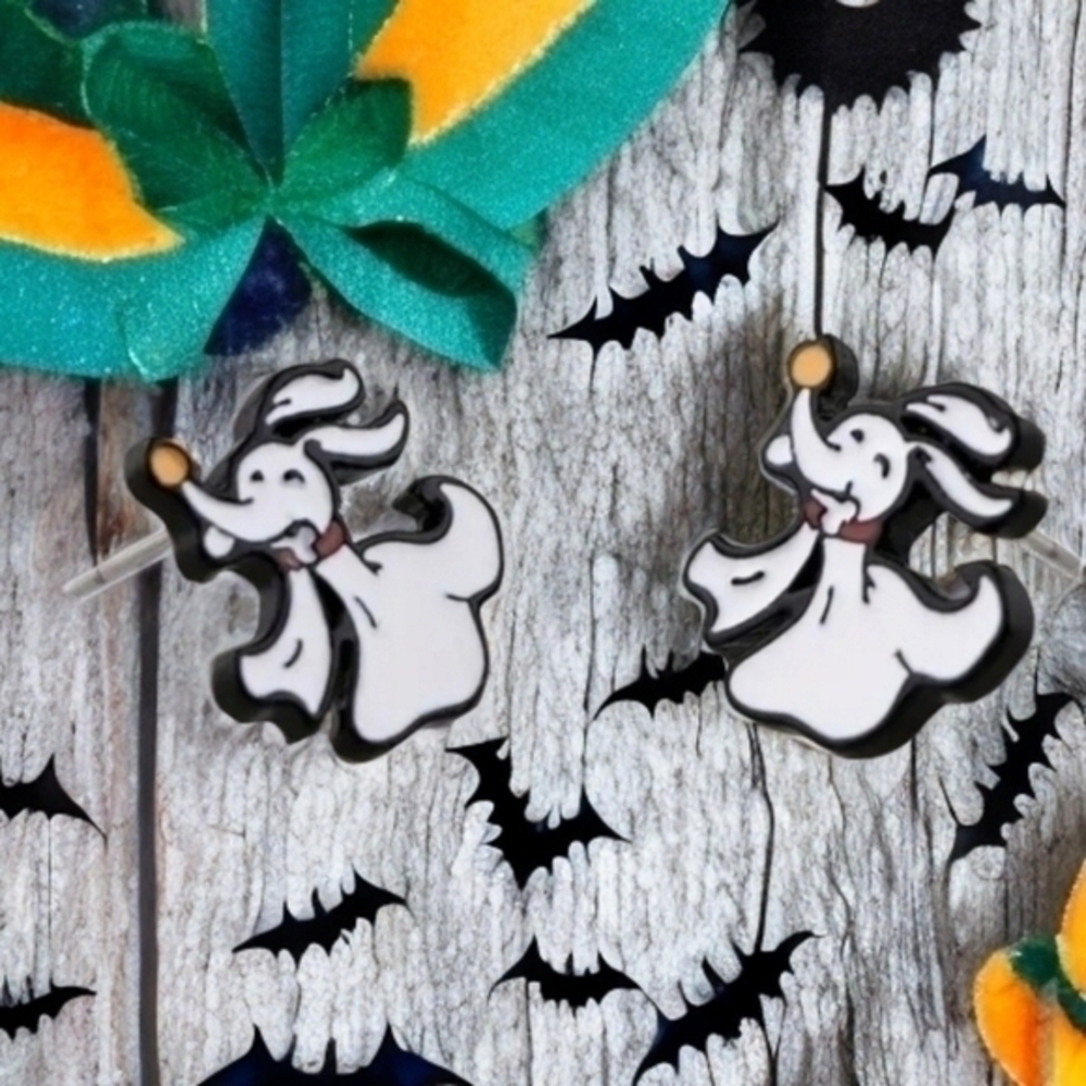 MODCLOTH NIGHTMARE BEFORE CHRISTMAS ZERO STUD EARRINGS 2